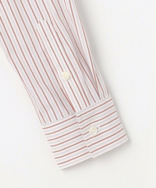 L size ONWARD(大きいサイズ) / エルサイズオンワード シャツ・ブラウス | BEZコットンナイロン ストライプ シャツ ブラウス | 詳細7