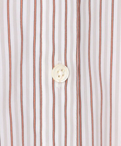L size ONWARD(大きいサイズ) / エルサイズオンワード シャツ・ブラウス | BEZコットンナイロン ストライプ フリル襟 ブラウス | 詳細7