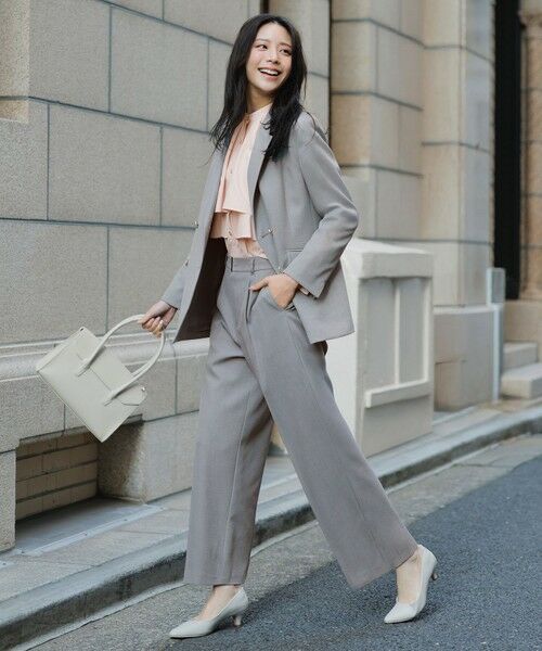 L size ONWARD(大きいサイズ) / エルサイズオンワード シャツ・ブラウス | ラッフルレイヤード ブラウス | 詳細2