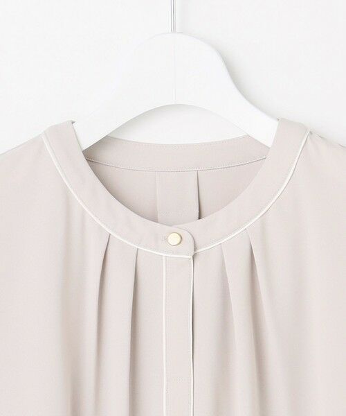 L size ONWARD(大きいサイズ) / エルサイズオンワード シャツ・ブラウス | フロントタックバイカラー ブラウス | 詳細12