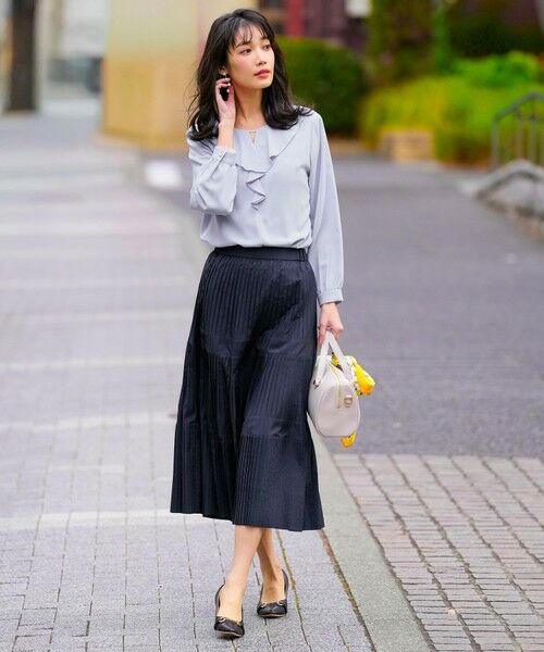 L size ONWARD(大きいサイズ) / エルサイズオンワード シャツ・ブラウス | フリル ブラウス | 詳細7