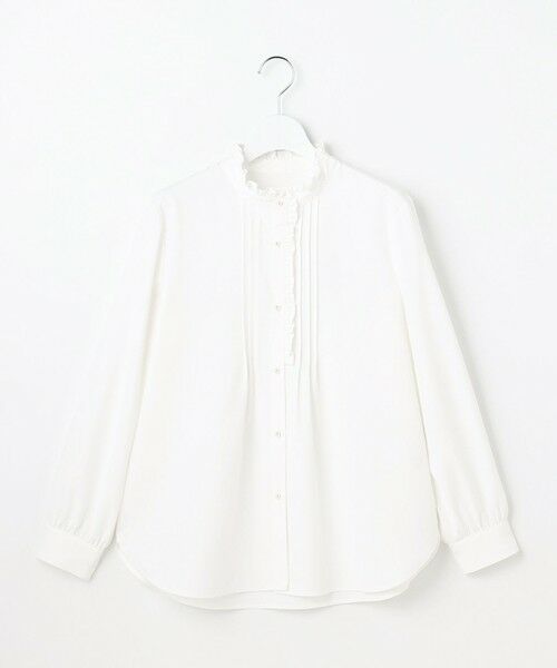L size ONWARD(大きいサイズ) / エルサイズオンワード シャツ・ブラウス | フリルスタンド シャツ | 詳細3