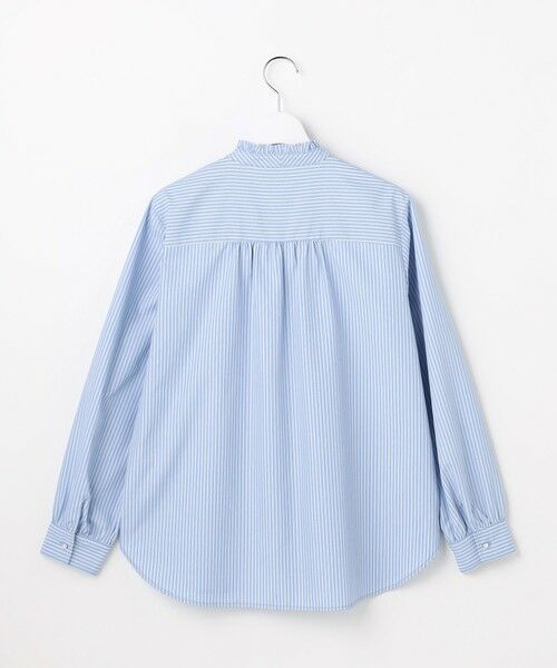 L size ONWARD(大きいサイズ) / エルサイズオンワード シャツ・ブラウス | フリルスタンド シャツ | 詳細14