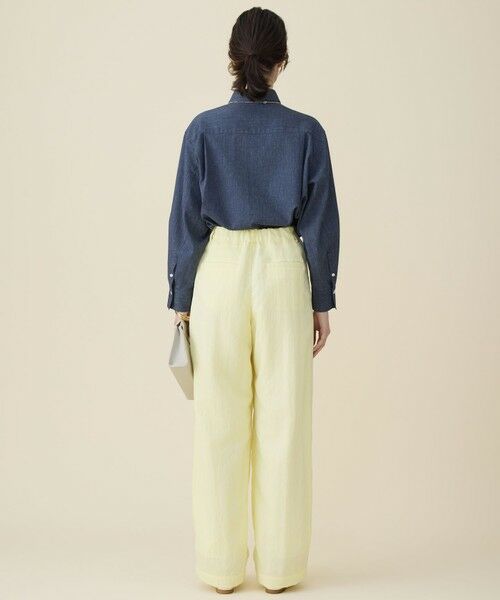 L size ONWARD(大きいサイズ) / エルサイズオンワード シャツ・ブラウス | 【セットアップ対応】ソフトリネンダンガリー シャツ | 詳細2