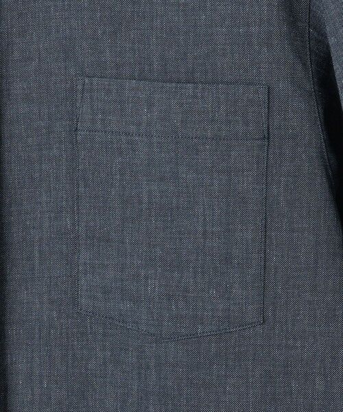 L size ONWARD(大きいサイズ) / エルサイズオンワード シャツ・ブラウス | 【セットアップ対応】ソフトリネンダンガリー シャツ | 詳細6