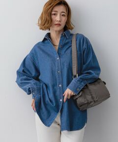 L size ONWARD(大きいサイズ) / エルサイズオンワード シャツ・ブラウス | ライトダンガリー デニムシャツ