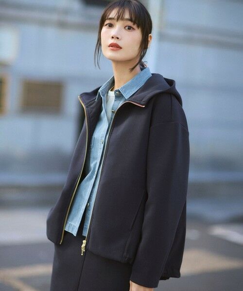 L size ONWARD(大きいサイズ) / エルサイズオンワード シャツ・ブラウス | ライトダンガリー デニムショートシャツ | 詳細2