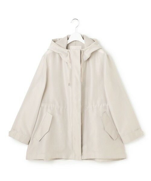 L size ONWARD(大きいサイズ) / エルサイズオンワード その他アウター | テントライン フーデットコート（トープ［シアー］）