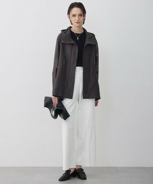 L size ONWARD(大きいサイズ) / エルサイズオンワード その他アウター | テントライン フーデットコート | 詳細20