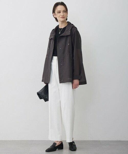 L size ONWARD(大きいサイズ) / エルサイズオンワード その他アウター | テントライン フーデットコート | 詳細21