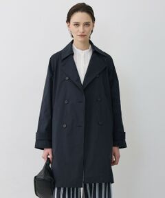 L size ONWARD(大きいサイズ) / エルサイズオンワード トレンチコート | 【2WAY仕様】メモリーストレッチタフタ トレンチコート