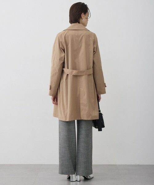 L size ONWARD(大きいサイズ) / エルサイズオンワード トレンチコート | 【2WAY仕様】メモリーストレッチタフタ トレンチコート | 詳細6