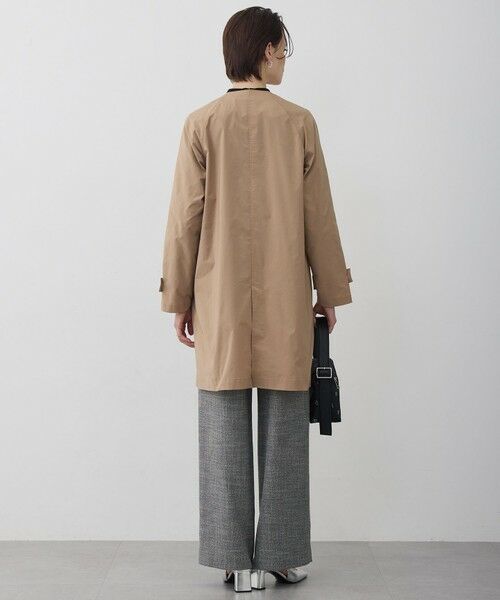 L size ONWARD(大きいサイズ) / エルサイズオンワード トレンチコート | 【2WAY仕様】メモリーストレッチタフタ トレンチコート | 詳細7