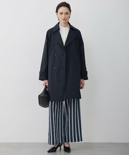 L size ONWARD(大きいサイズ) / エルサイズオンワード トレンチコート | 【2WAY仕様】メモリーストレッチタフタ トレンチコート | 詳細29