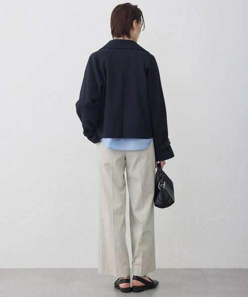 L size ONWARD(大きいサイズ) / エルサイズオンワード トレンチコート | ミックスブッチャー ショートトレンチコート | 詳細18