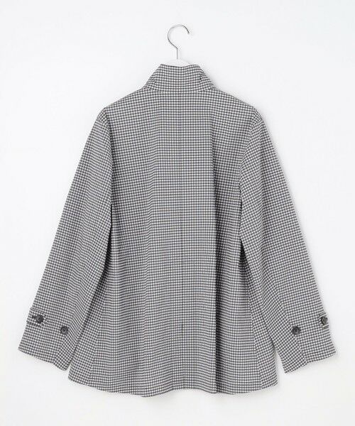 L size ONWARD(大きいサイズ) / エルサイズオンワード その他アウター | Lightストレッチチェック スタンドカラー コート | 詳細11