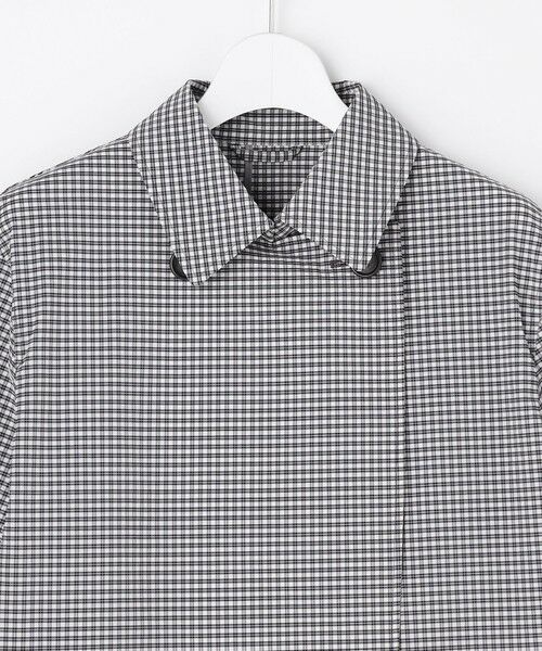 L size ONWARD(大きいサイズ) / エルサイズオンワード その他アウター | Lightストレッチチェック トレンチコート | 詳細1