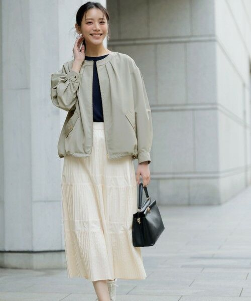 L size ONWARD(大きいサイズ) / エルサイズオンワード ブルゾン | 【BAILA掲載/花粉リリース】スプリングコンフォート ブルゾン | 詳細4