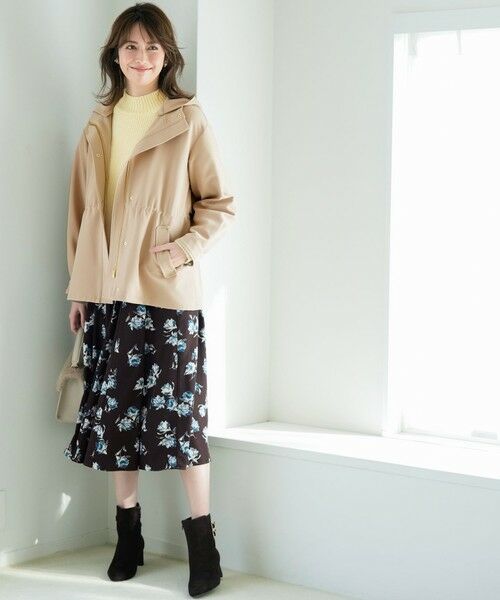 L size ONWARD(大きいサイズ) / エルサイズオンワード その他アウター | 【2WAY】エレカジストレッチ フーデットハーフ アウター | 詳細7