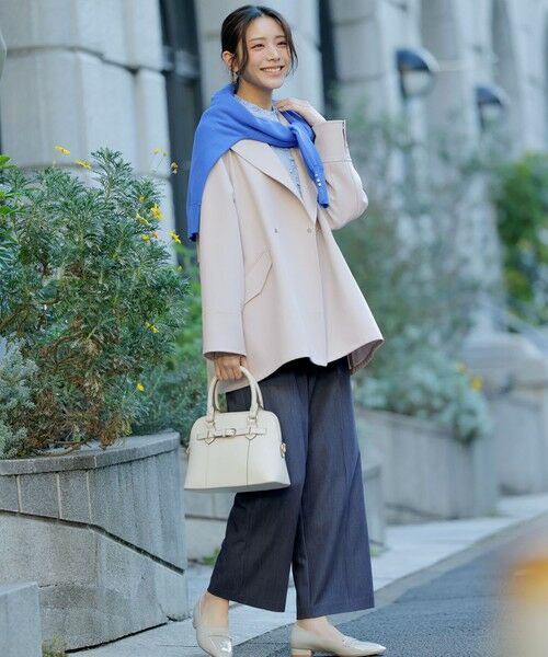 L size ONWARD(大きいサイズ) / エルサイズオンワード トレンチコート | 【2WAY】エレカジストレッチミドルトレンチ コート | 詳細1