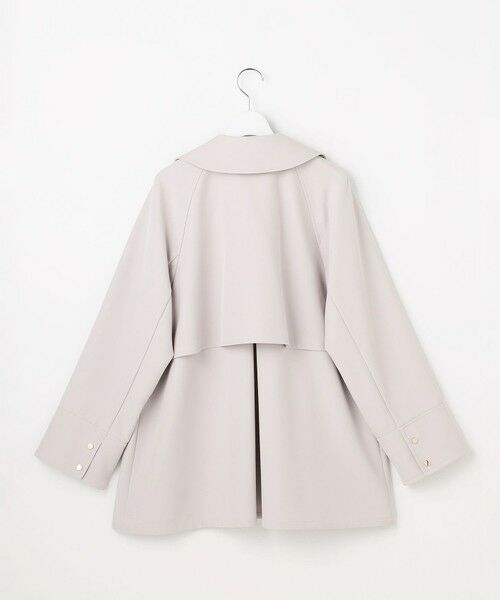 L size ONWARD(大きいサイズ) / エルサイズオンワード トレンチコート | 【2WAY】エレカジストレッチミドルトレンチ コート | 詳細8
