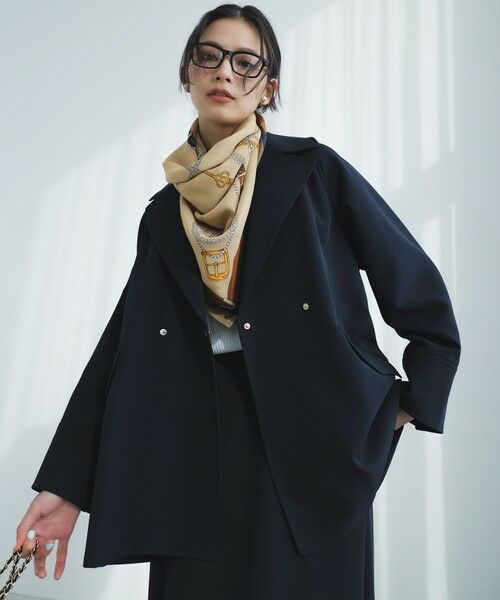 L size ONWARD(大きいサイズ) / エルサイズオンワード トレンチコート | 【2WAY】エレカジストレッチミドルトレンチ コート | 詳細25