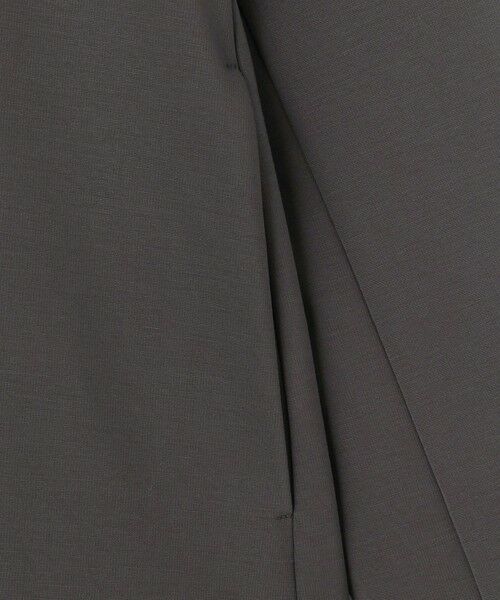 L size ONWARD(大きいサイズ) / エルサイズオンワード ノーカラージャケット | ナイロンストレッチポンチ ノーカラージャケット | 詳細8