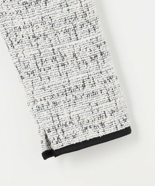 L size ONWARD(大きいサイズ) / エルサイズオンワード ノーカラージャケット | ネップツイード ジャケット | 詳細8