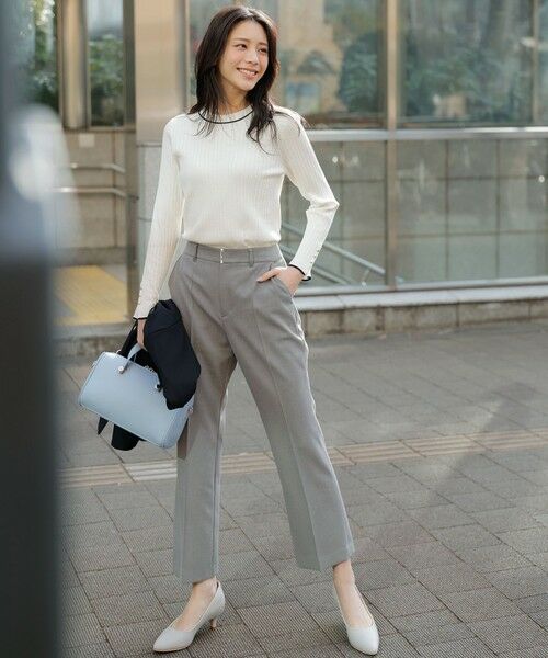 L size ONWARD(大きいサイズ) / エルサイズオンワード テーラードジャケット | 褒めらレディストレッチ テーラード ジャケット | 詳細2