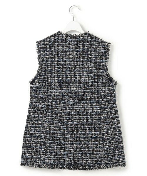 L size ONWARD(大きいサイズ) / エルサイズオンワード その他アウター | GIOLICAツイード フォルム ジレ | 詳細16