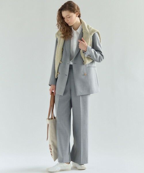 L size ONWARD(大きいサイズ) / エルサイズオンワード その他アウター | TWギャバジン テーラード ジャケット | 詳細2