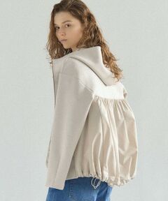 L size ONWARD(大きいサイズ) / エルサイズオンワード その他アウター | コットンダンボール フーディー アウター