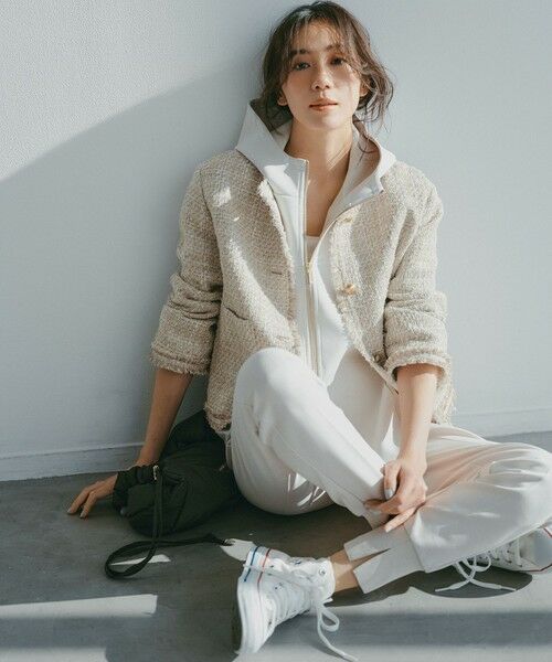 L size ONWARD(大きいサイズ) / エルサイズオンワード その他アウター | コットンダンボール フーディー アウター | 詳細18