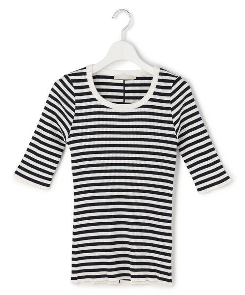 L size ONWARD(大きいサイズ) / エルサイズオンワード カットソー | 4×2リブ プルオーバーカットソー | 詳細17