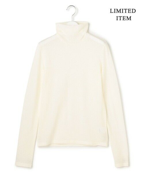 L size ONWARD(大きいサイズ) / エルサイズオンワード カットソー | 【WEB限定】 コットンレーシージャガード ハイネックカットソー | 詳細7