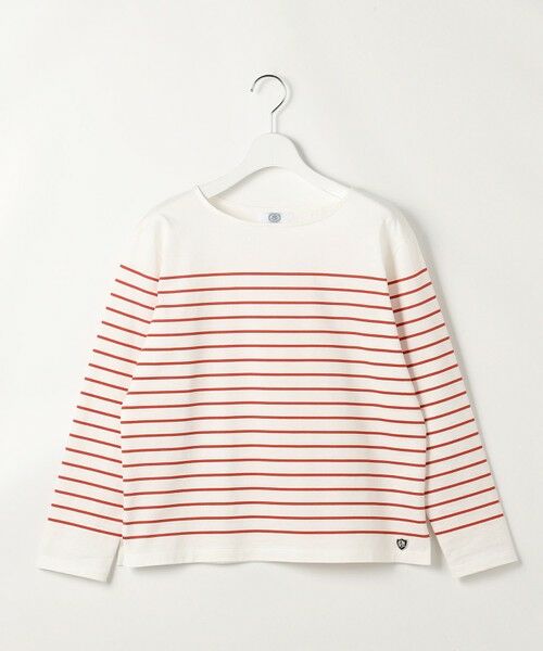 L size ONWARD(大きいサイズ) / エルサイズオンワード カットソー | バスクボーダー カットソー | 詳細5