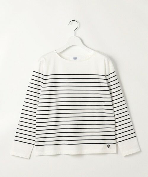 L size ONWARD(大きいサイズ) / エルサイズオンワード カットソー | バスクボーダー カットソー | 詳細20