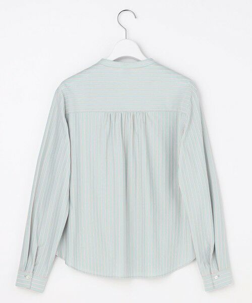 L size ONWARD(大きいサイズ) / エルサイズオンワード カットソー | ストライプジャージー フリル カットソー | 詳細11