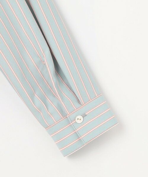 L size ONWARD(大きいサイズ) / エルサイズオンワード カットソー | ストライプジャージー フリル カットソー | 詳細14