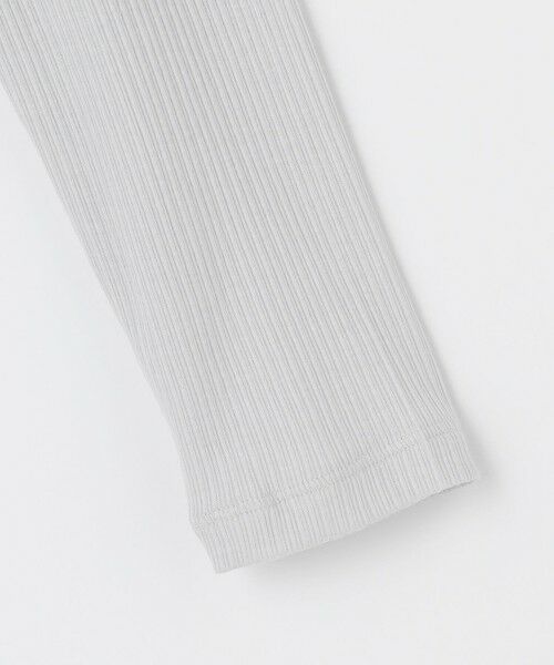 L size ONWARD(大きいサイズ) / エルサイズオンワード カットソー | シルク混ベアテレコ ハイネック シアー カットソー | 詳細11