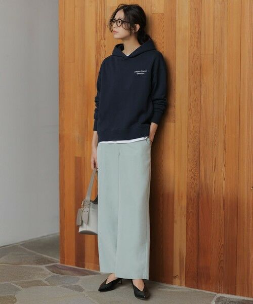 L size ONWARD(大きいサイズ) / エルサイズオンワード カットソー | ベーシックジャージー シャツテール カットソー | 詳細1