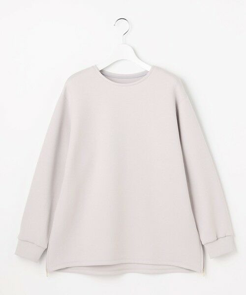 L size ONWARD(大きいサイズ) / エルサイズオンワード カットソー | ダンボールジャージー プルオーバー カットソー | 詳細2