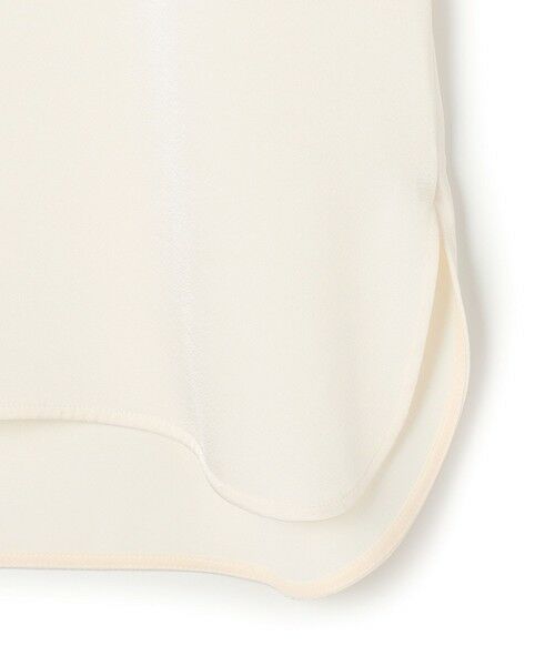 L size ONWARD(大きいサイズ) / エルサイズオンワード シャツ・ブラウス | カフスボタン サテンTEEブラウス | 詳細8