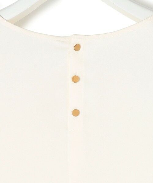 L size ONWARD(大きいサイズ) / エルサイズオンワード シャツ・ブラウス | カフスボタン サテンTEEブラウス | 詳細10