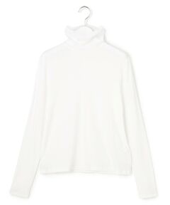 L size ONWARD(大きいサイズ) / エルサイズオンワード カットソー | シアーフライス レイヤード タートル カットソー