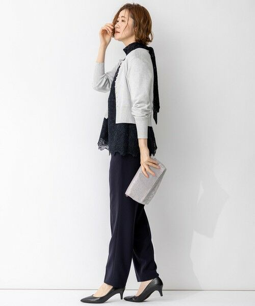 L size ONWARD(大きいサイズ) / エルサイズオンワード カーディガン・ボレロ | 【APPLAUDIR】コンパクト ラメカーディガン | 詳細14
