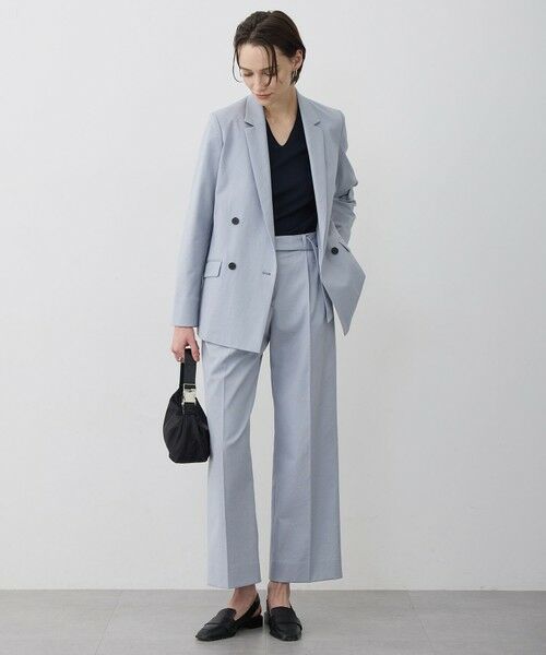 L size ONWARD(大きいサイズ) / エルサイズオンワード ニット・セーター | シンセティックフルニードル Vネックニット | 詳細21