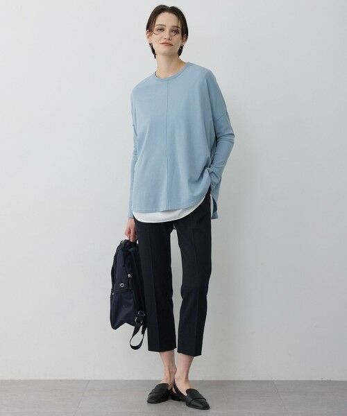 L size ONWARD(大きいサイズ) / エルサイズオンワード ニット・セーター | ヴィスコースワイド プルオーバー | 詳細5