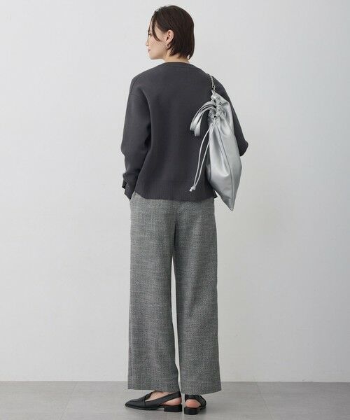 L size ONWARD(大きいサイズ) / エルサイズオンワード カーディガン・ボレロ | コットンポリエステルスムース カーディガン | 詳細2