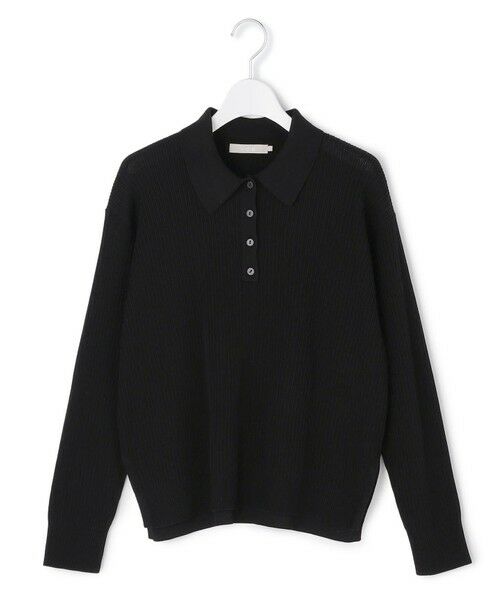L size ONWARD(大きいサイズ) / エルサイズオンワード ニット・セーター | マーセライズコットンポロ ニット | 詳細18